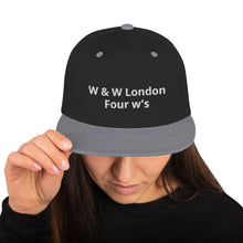 Load image into Gallery viewer, William &amp; Whitney London Snapback Hat
