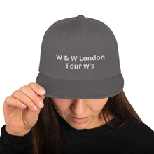 Load image into Gallery viewer, William &amp; Whitney London Snapback Hat
