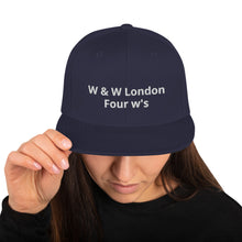 Load image into Gallery viewer, William &amp; Whitney London Snapback Hat
