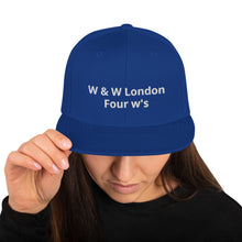 Load image into Gallery viewer, William &amp; Whitney London Snapback Hat
