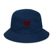 Load image into Gallery viewer, William &amp; Whitney London Denim bucket hat
