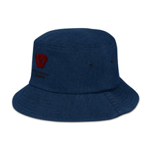 Load image into Gallery viewer, William &amp; Whitney London Denim bucket hat
