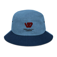 Load image into Gallery viewer, William &amp; Whitney London Denim bucket hat
