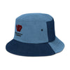 William & Whitney London Denim bucket hat