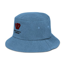 Load image into Gallery viewer, William &amp; Whitney London Denim bucket hat
