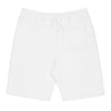 William & Whitney London Men's fleece shorts White