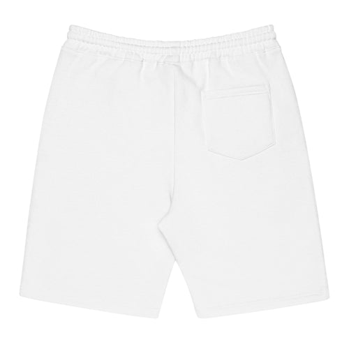 William & Whitney London Men's fleece shorts White