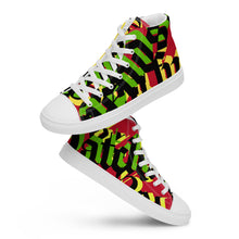 Load image into Gallery viewer, Men’s high top canvas shoes
