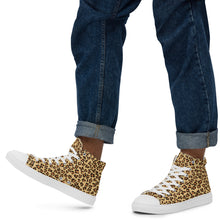 Load image into Gallery viewer, Men’s high top canvas shoes

