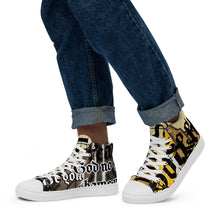 Load image into Gallery viewer, Men’s high top canvas shoes
