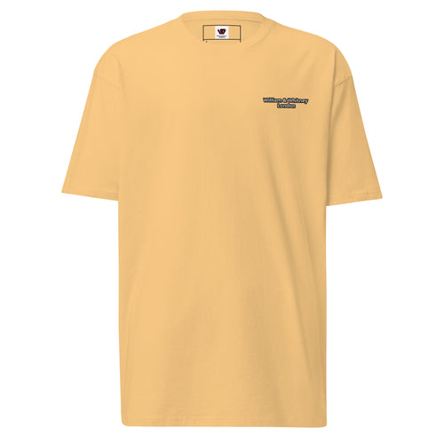 William & Whitney London yellow Men’s premium heavyweight tee