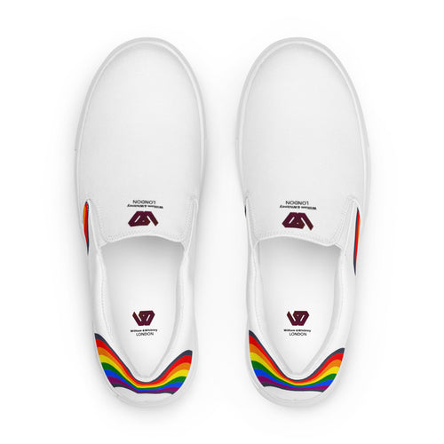 William & Whitney London Men’s slip-on canvas shoes