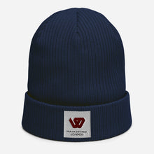 Load image into Gallery viewer, William &amp; Whitney London Organic ribbed beanie
