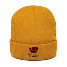 Load image into Gallery viewer, William &amp; Whitney London Ribbed knit beanie
