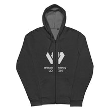 Load image into Gallery viewer, William &amp; Whitney London Unisex basic zip hoodie

