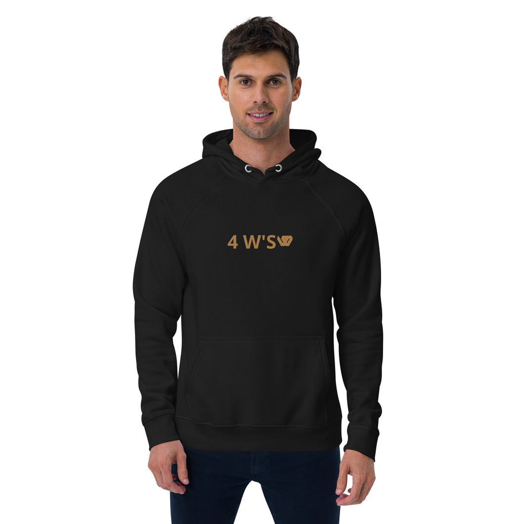 William & Whitney London Unisex eco raglan hoodie