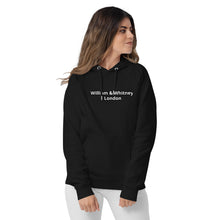 Load image into Gallery viewer, William &amp; Whitney London Unisex eco raglan hoodie
