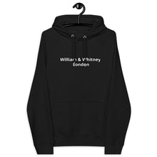 Load image into Gallery viewer, William &amp; Whitney London Unisex eco raglan hoodie
