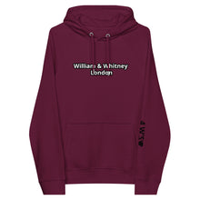 Load image into Gallery viewer, William &amp; Whitney London Unisex eco raglan hoodie
