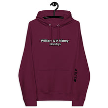 Load image into Gallery viewer, William &amp; Whitney London Unisex eco raglan hoodie
