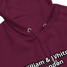 Load image into Gallery viewer, William &amp; Whitney London Unisex eco raglan hoodie
