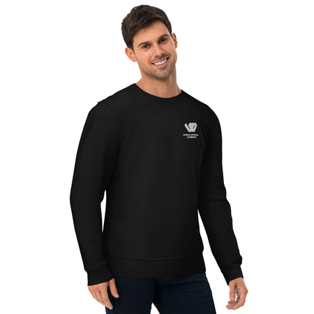 Unisex organic raglan sweatshirt