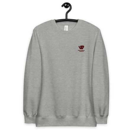 Unisex organic raglan sweatshirt