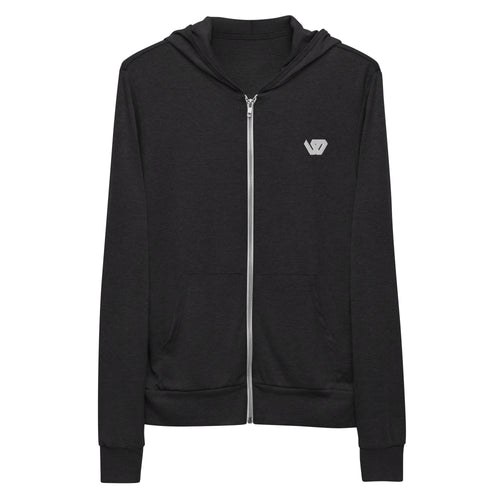 William & Whitney London Unisex zip hoodie