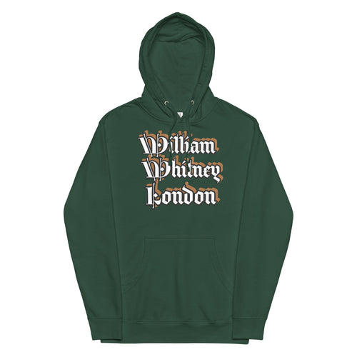 William & Whitney London Unisex midweight hoodie