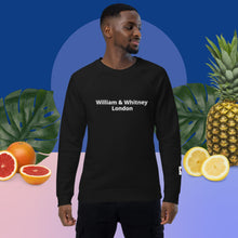 Load image into Gallery viewer, William &amp; Whitney London Unisex organic raglan sweatshirt
