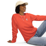 William & Whitney London Unisex organic raglan sweatshirt