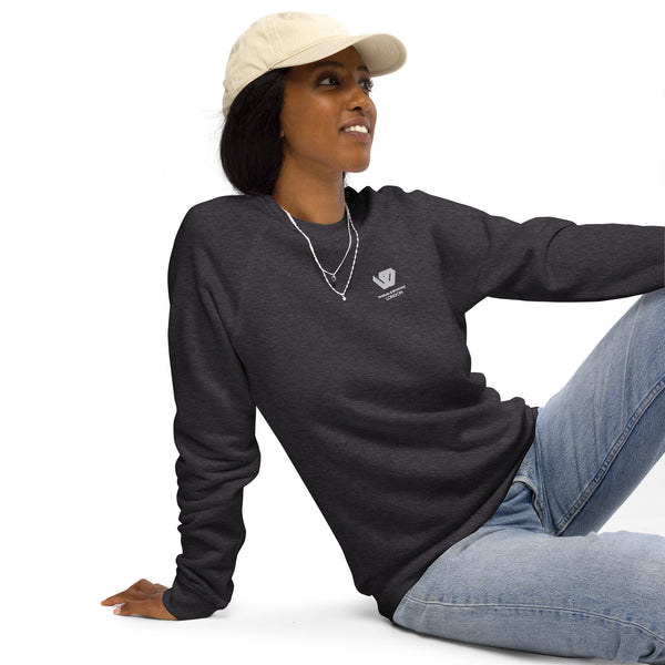 William & Whitney London Unisex organic raglan sweatshirt