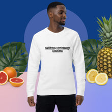 Load image into Gallery viewer, William &amp; Whitney London Unisex organic raglan sweatshirt
