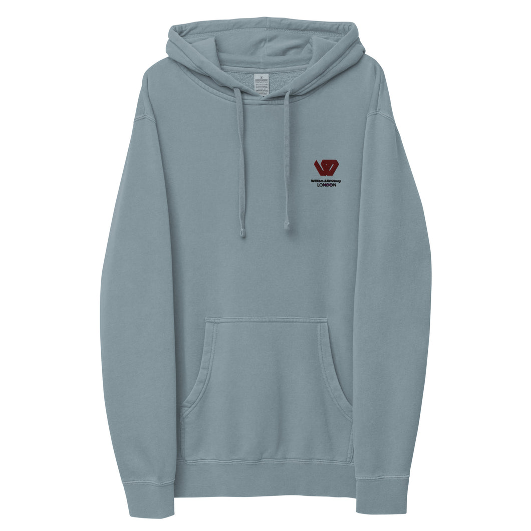William & Whitney London Unisex pigment-dyed hoodie