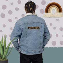 Load image into Gallery viewer, William &amp; Whitney London Unisex denim sherpa jacket
