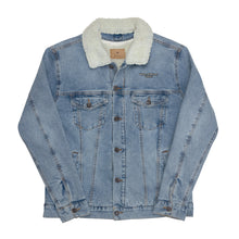 Load image into Gallery viewer, William &amp; Whitney London Unisex denim sherpa jacket
