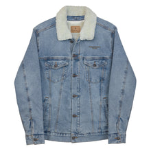 Load image into Gallery viewer, William &amp; Whitney London Unisex denim sherpa jacket

