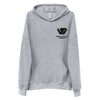 William & Whitney London Unisex sueded fleece hoodie