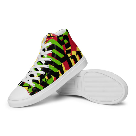 William & Whitney London Women’s high top canvas shoes