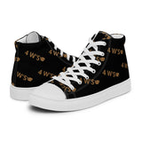 William & Whitney London Women’s high top canvas shoes