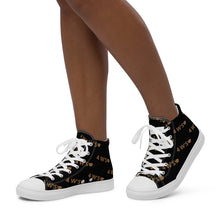 Load image into Gallery viewer, William &amp; Whitney London Women’s high top canvas shoes
