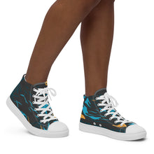 Load image into Gallery viewer, Women’s high top canvas shoes
